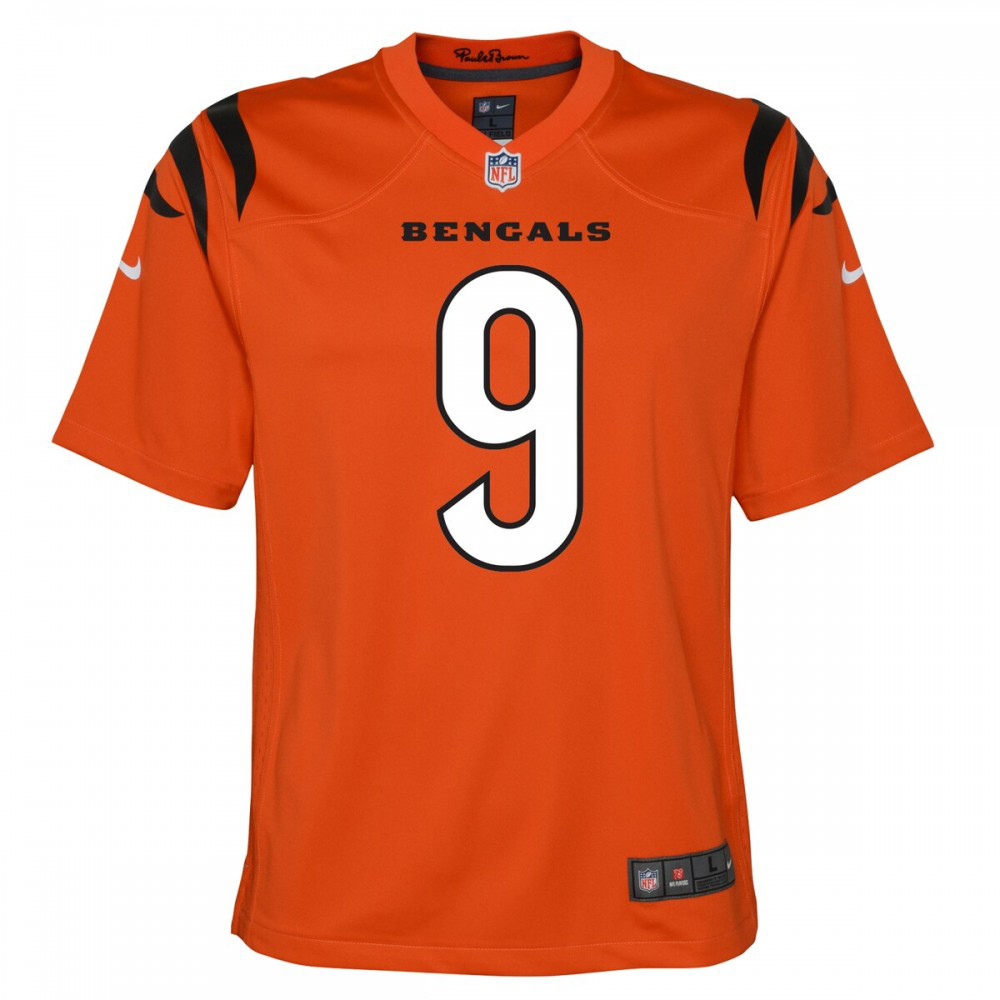 Joe Burrow Cincinnati Bengals Nike Youth Game Jersey - Orange-Profan Arena